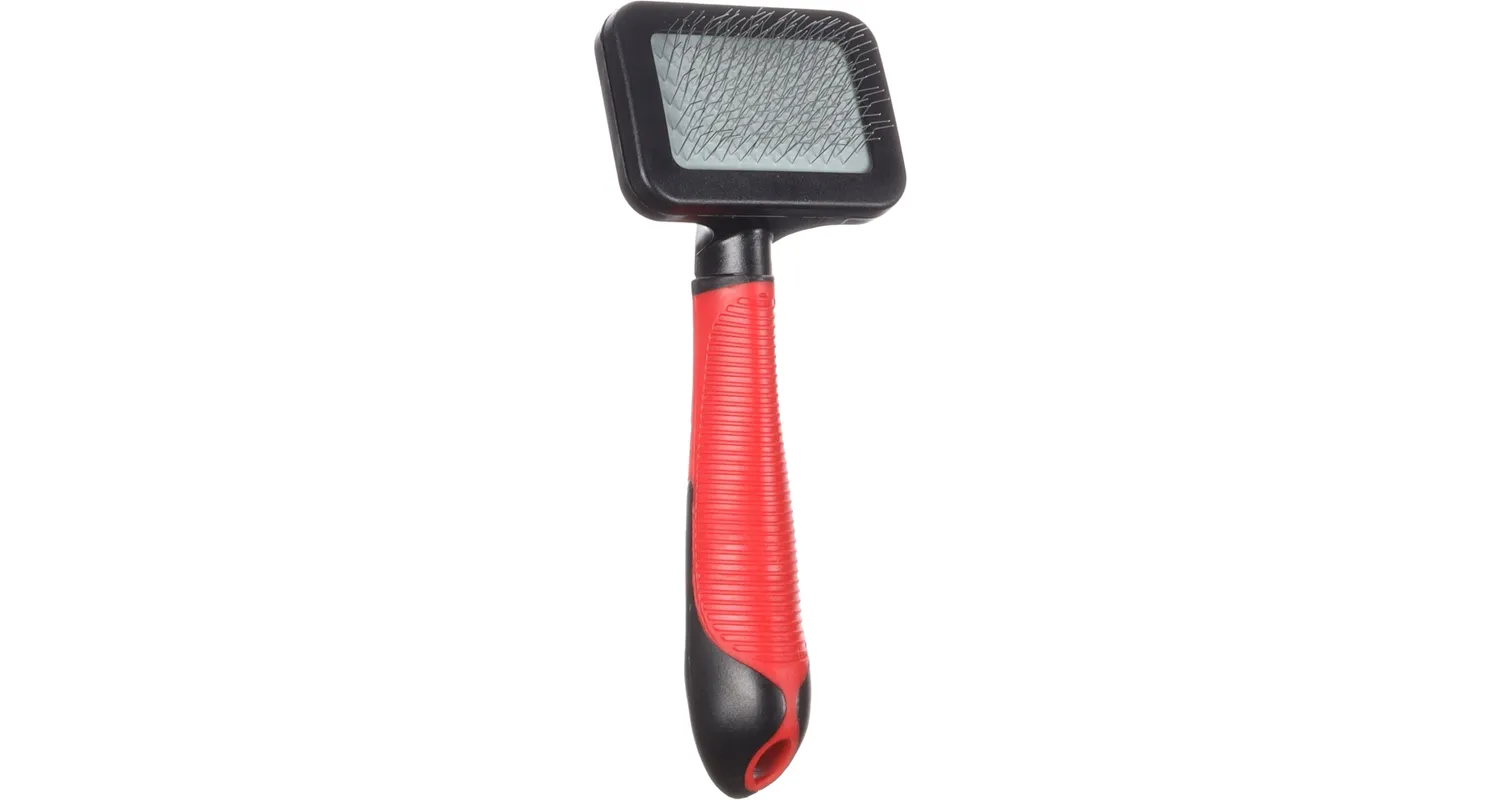 SLICKER BRUSH WITH HANDLE SMALL