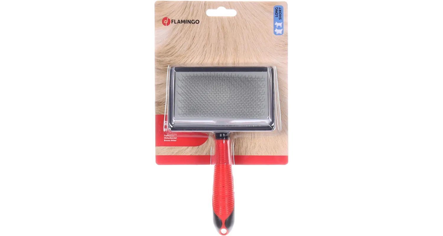 SOFT SLICKER BRUSH WITH HANDLE XL