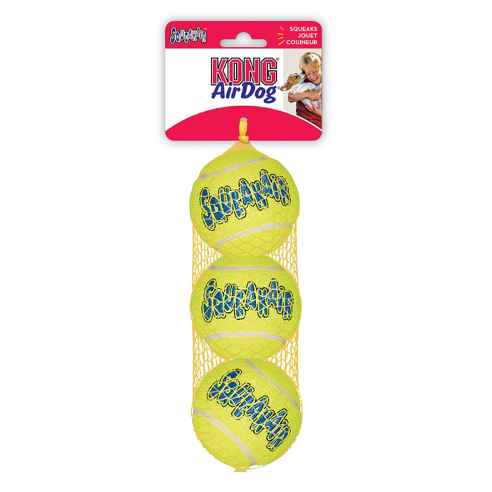 KONG AIR SQUEAKER TENNIS MD(3pcs)