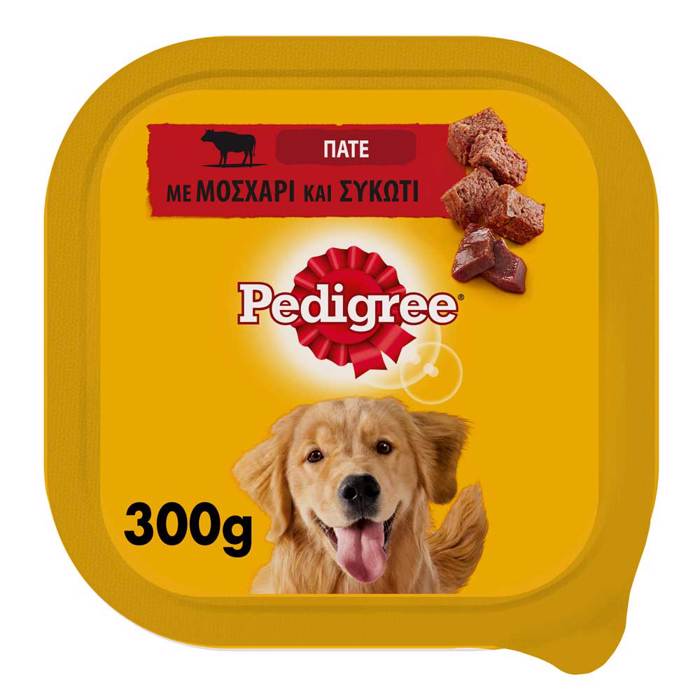 Pedigree Kesedakia Skulou Pate Me Mosxari & Sukoti 300gr