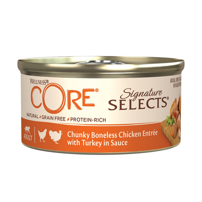 WELLNESS CORE KONSERBA GTAS CHUNKY CHICKEN & TURKEY SAUCE 79gr