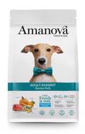 Amanova Adult Exigent Iberian Pork Grain Free Xira Trofi xoris Sitira ga Enilikous Skulous me Xoirino 2Kg