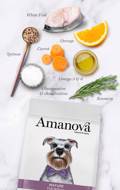 Amanova Adult Mature Fish Delicacy Low Grain Xira Trofi ga Ilikiomenous Skulous me Psaria 2kg