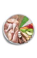 Amanova Adult Medium Exquisite Chicken Low Grain Xira Trofi me Lig Sitira ga Enilikous Skulous Mesaion Fulon me Kotopoulo 12kg	