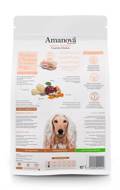 Amanova Adult Medium Exquisite Chicken Low Grain Xira Trofi me Lig Sitira ga Enilikous Skulous Mesaion Fulon me Kotopoulo 12kg	