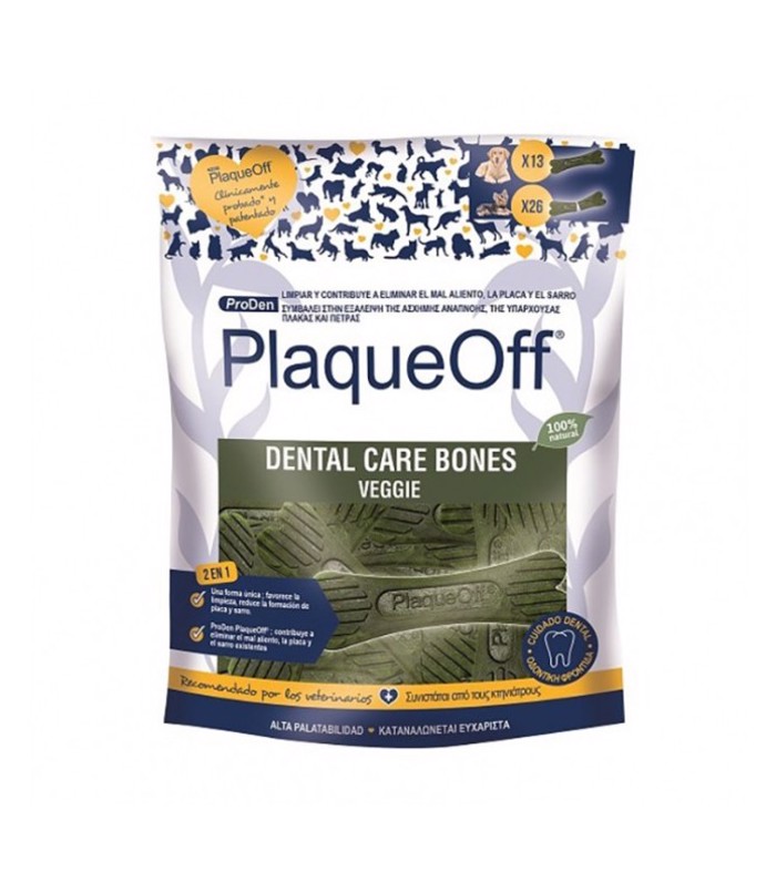 ProDen PlaqueOff Dental Care Bones - Kokkala ga Stomatiki ugeini kai Kata tis Petras ga Skulous (485gr)