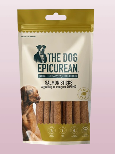 Doca Epicurean Sticks Λιχουδιές σε Stick Σκύλου χωρίς Σιτηρά & Γλουτένη με Σολομο 100gr