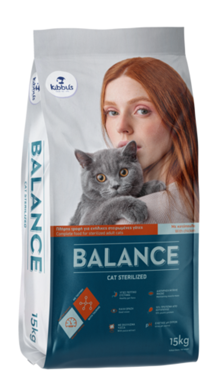 Balance Cat Sterilized me Kotopoulo – Xira Trofi ga Steiromenes Gtes 15kg