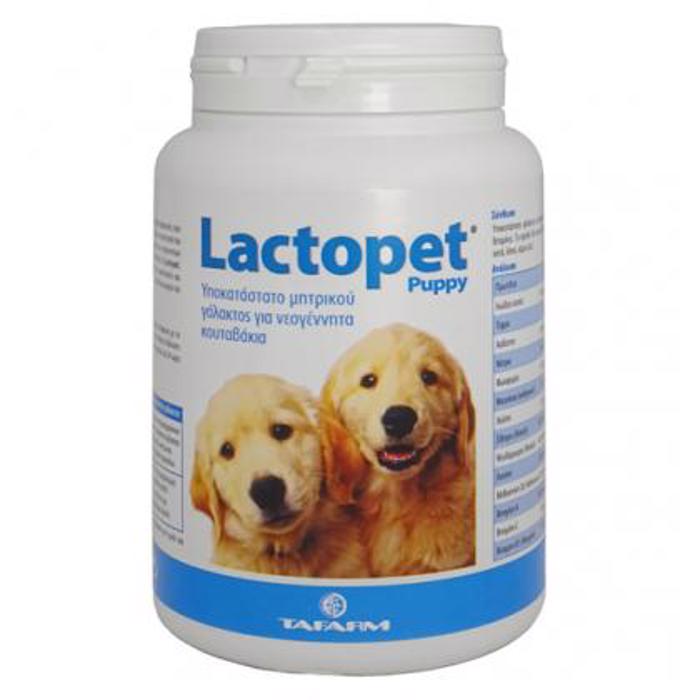 Tafarm Lactopet Puppy upokatastato Mitrikou Glaktos ga Neognnita Koutabakia 200gr