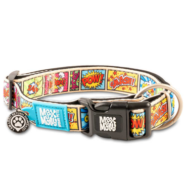 Περιλαίμιο Σκύλου Max & Molly Comic με Smart ID