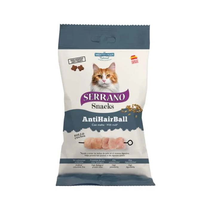 Lixoudies Serrano ga gtes Anti-Hairball me Kotopoulo 50gr