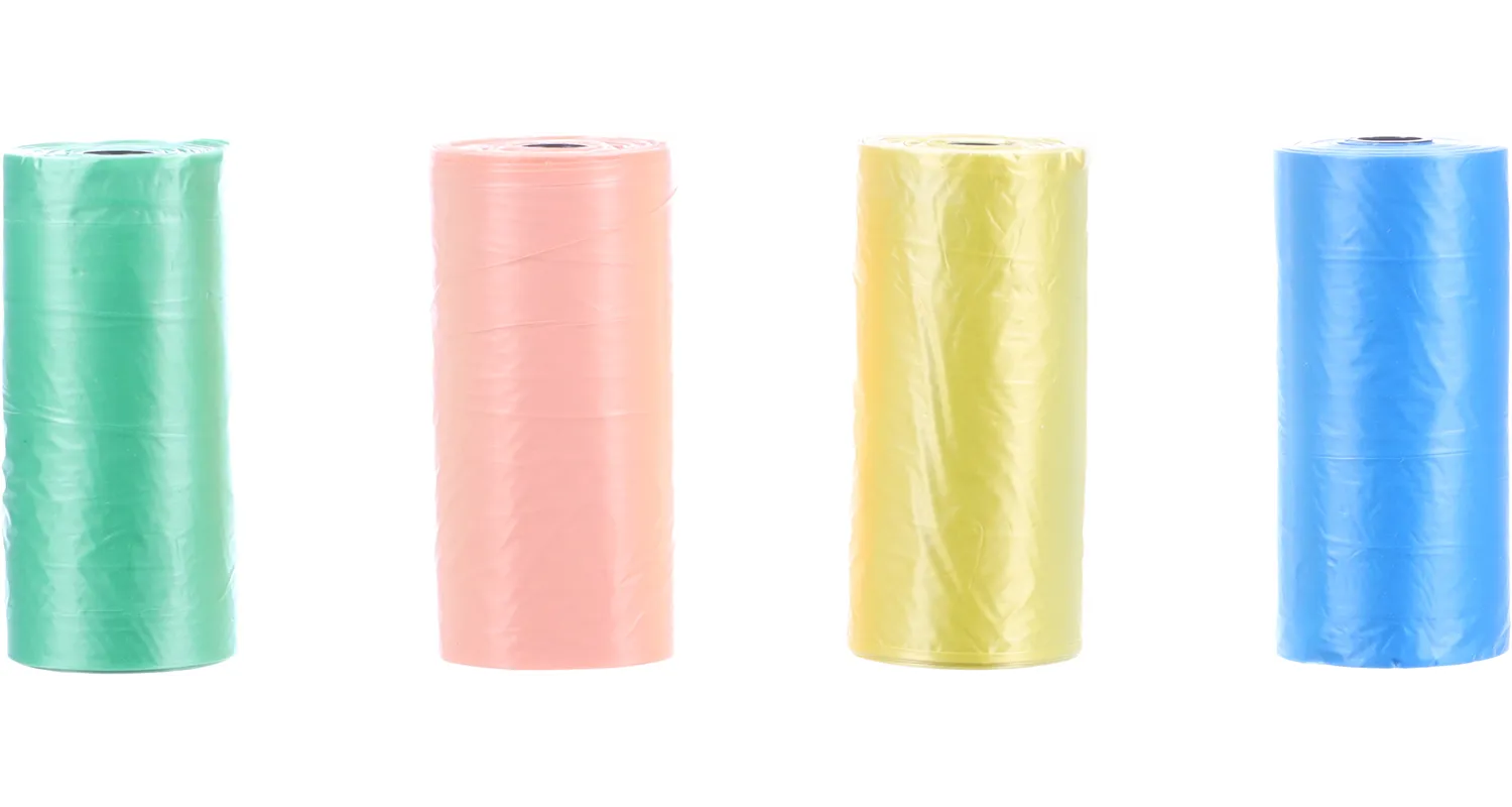 ΒΙΟΔΙΑΣΠΩΜΕΝΕΣ ΧΡΩΜΑΤΙΣΤΕΣ ΣΑΚΟΥΛΕΣ ΠΕΡΙΣΥΛΛΟΓΗΣ ΑΚΑΘΑΡΣΙΩΝ 1X 15PCS