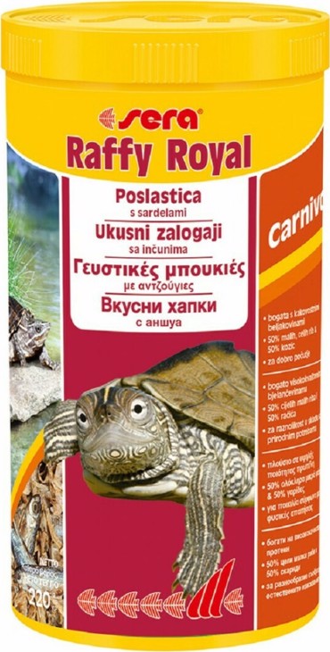 Sera Raffy Royal Τροφή Για Χελώνες 1000ml