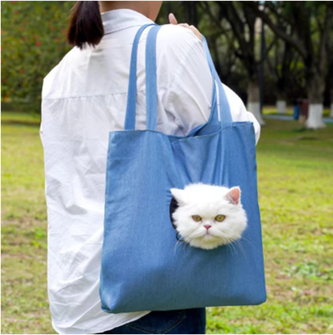 Τσάντα Μεταφοράς Κατοικιδίου Canvas Stylish Pet Carrier έως 6kg