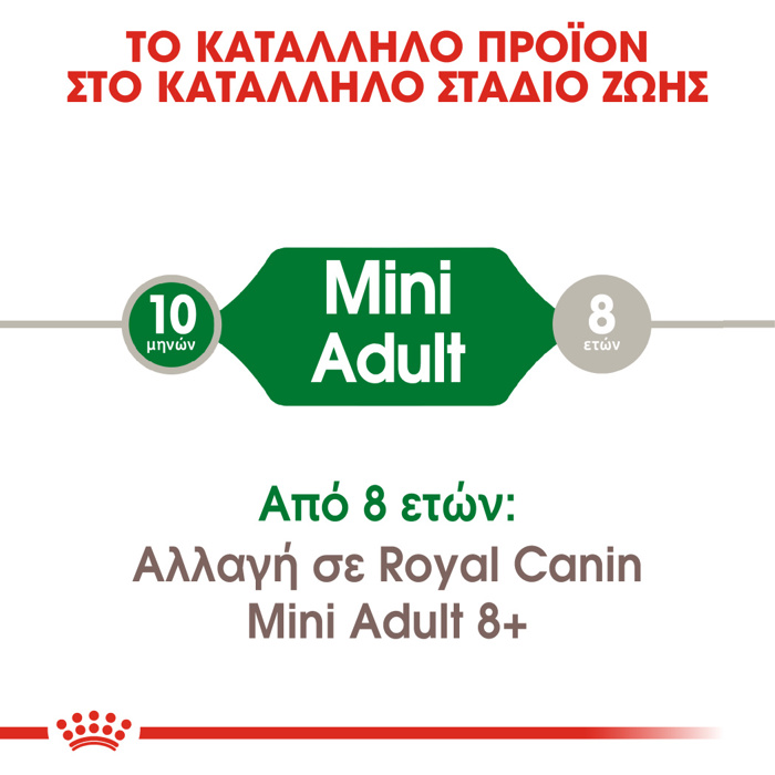 ROYAL CANIN MINI ADULT 2KG ΞΗΡΑ ΤΡΟΦΗ ΣΚΥΛΟΥ ROYAL CANIN MINI ADULT 2KG XIRA TROFI SKuLOu