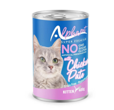 Alphapet Super Premium Πατέ 400gr για Γατάκια με Κοτόπουλο