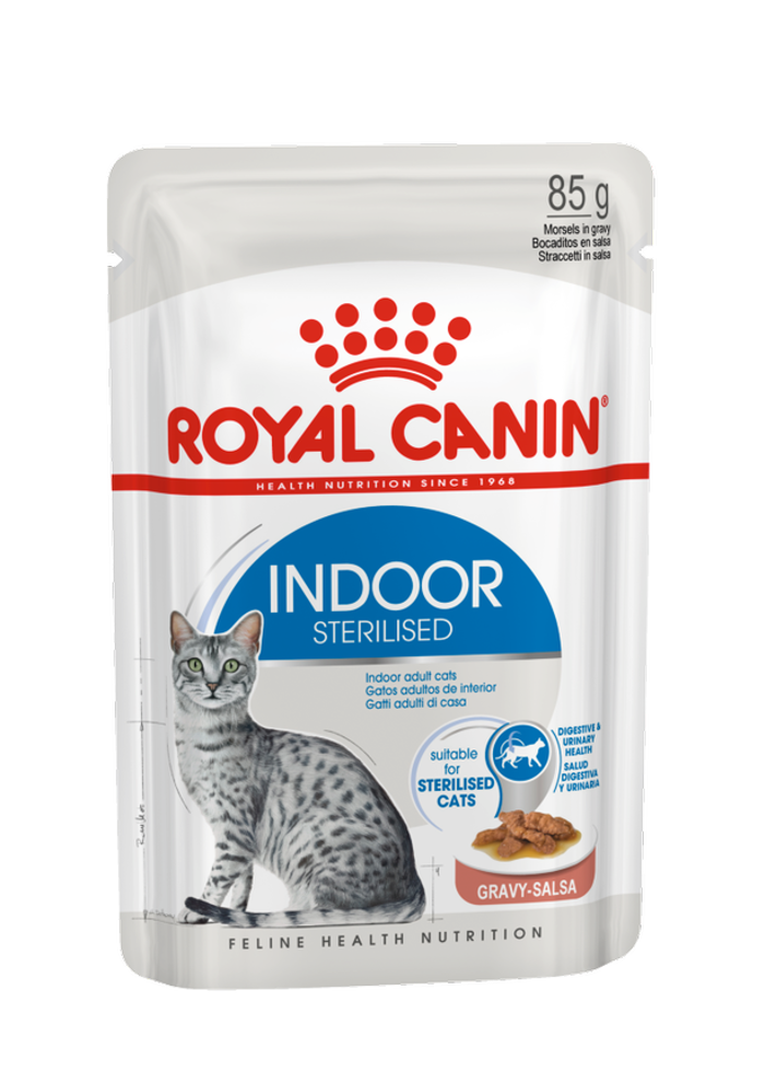 Royal Canin Indoor Sterilised Kommatakia se Saltsa 85G