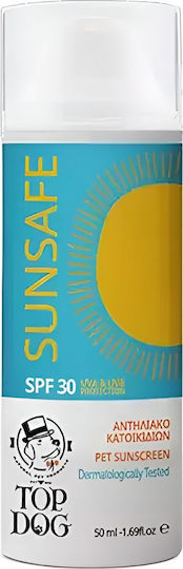 Αντηλιακό Κατοικιδίων TOP DOG SUNSAFE SPF 30  50ml