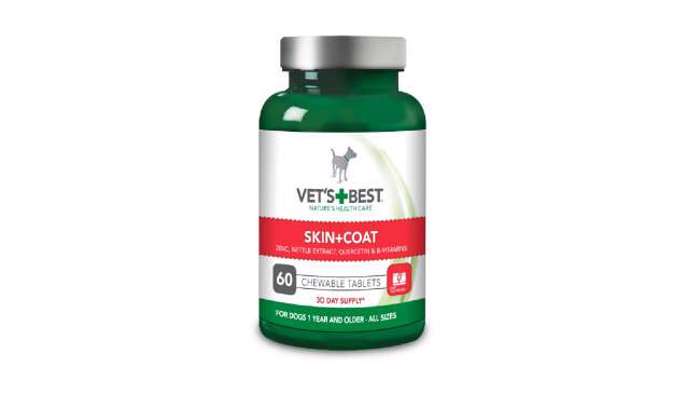 Vet's Best Skin & Coat Sumpliroma ga to De΄rma & Trixoma 60tabs 