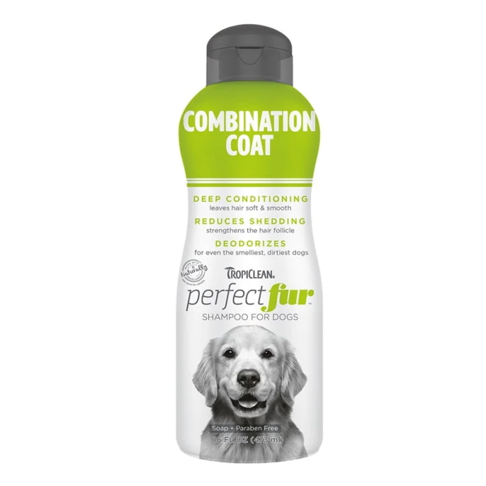 TropiClean Perfect Fur Sampouan ga Skulous me Diplo Trixoma 473ml