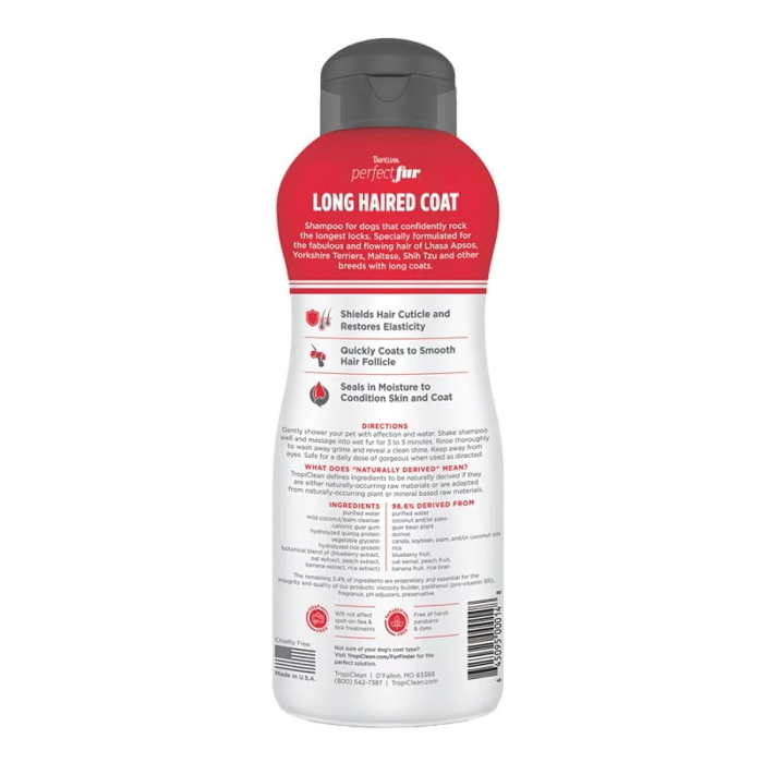 TropiClean Perfect Fur Sampouan ga Skulous me Makru Trixoma 473ml