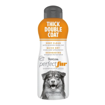 TropiClean Perfect Fur Σαμπουάν για Σκύλους με Πυκνό Διπλό Τρίχωμα 473ml