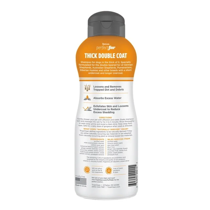 TropiClean Perfect Fur Sampouan ga Skulous me Pukno Diplo Trixoma 473ml
