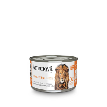 AMANOVA ΚΟΝΣΕΡΒΑ CHICKEN & CHEESE BROTH 70G
