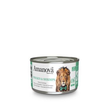 AMANOVA ΚΟΝΣΕΡΒΑ CHICKEN & SHRIMPS JELLY 70G