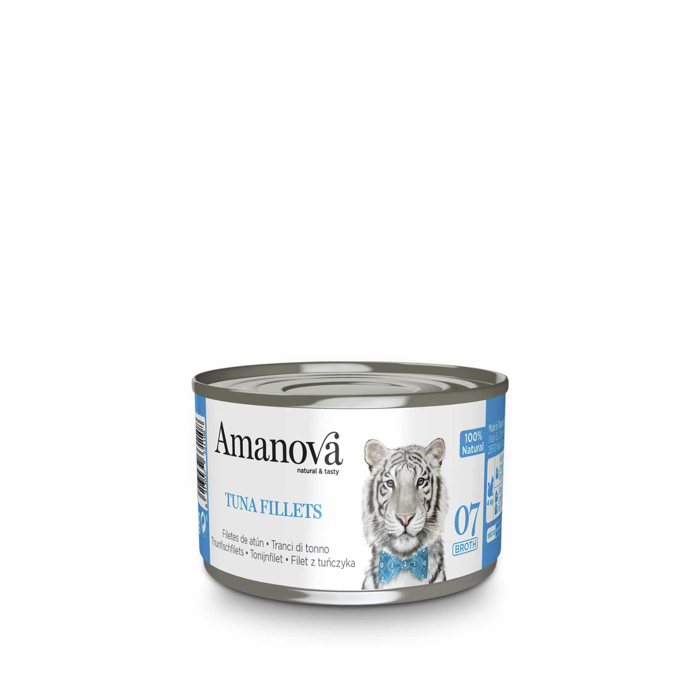 AMANOVA KONSERBA TUNA FILLETS BROTH 70G