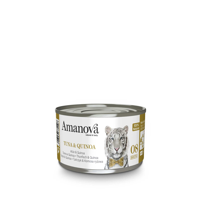 AMANOVA KONSERBA TUNA & QUINOA BROTH 70G