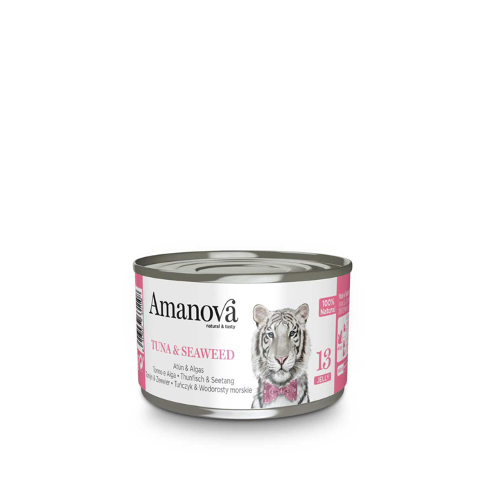 AMANOVA KONSERBA TUNA & SEAWEED JELLY 70G