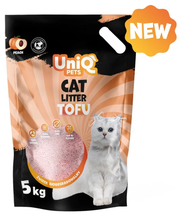 Tofou Uniq Pets Biodiaspomeno  12 Lt Ammos Gtas Rodakino