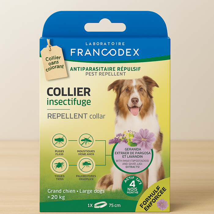 Francodex Kolaro 75 cm Psullon ga Meglosomous Skulous 20+ kg 