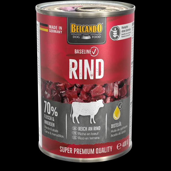 Belcando Baseline Konserba Skulou me Bodino 400g