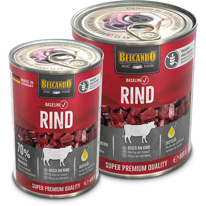 Belcando Baseline Konserba Skulou me Bodino 400g
