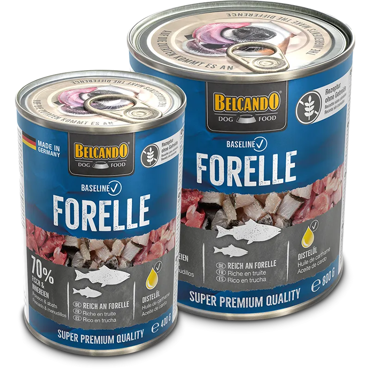 Belcando Baseline Κονσέρβα Σκύλου Πέστροφα 800g