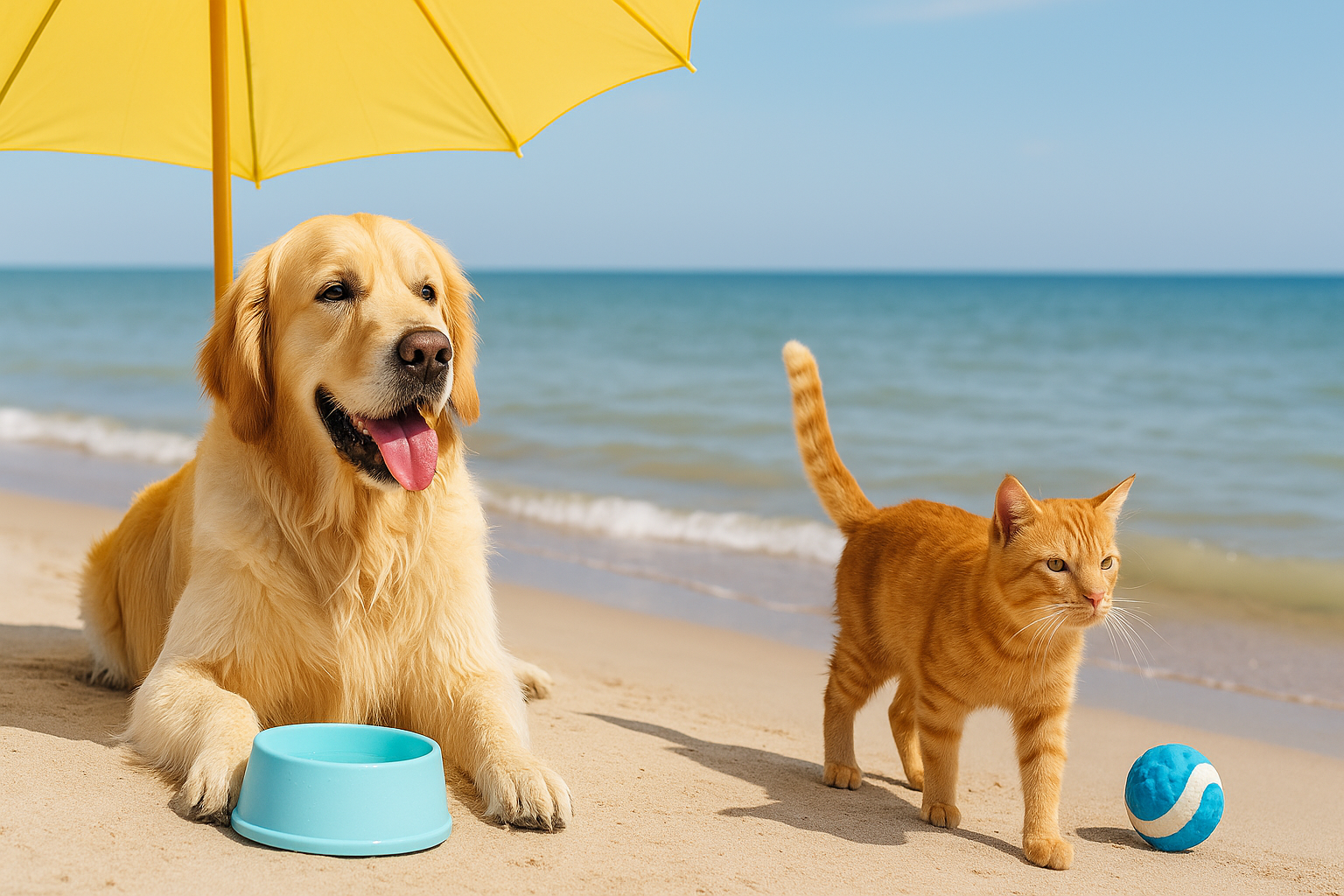 Κατοικίδια και Καλοκαίρι: Πώς να τα Φροντίσουμε με Αγάπη