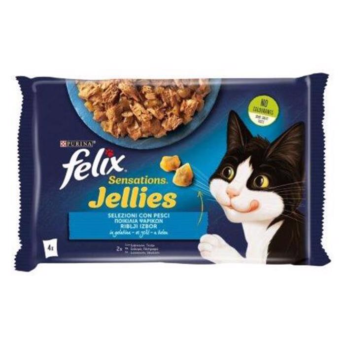 FELIX FAKELAKIA GTAS SENSATIONS JELLIES ME POIKILIA PsARIKON 4X85G