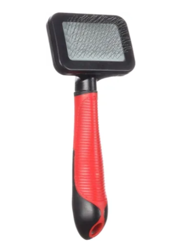 SLICKER BRUSH WITH HANDLE SMALL