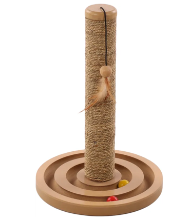 Flamingo Ονυχοδρόμιο Γάτας Scretch Pole Seaweed+Toy Brigitte