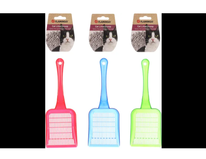 Flamingo Cat Litter Scoop Ftuaraki Toualetas Gtas