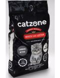 Catzone White Cat Litter Ammos Gtas Active Carbon Clumping 10kg	