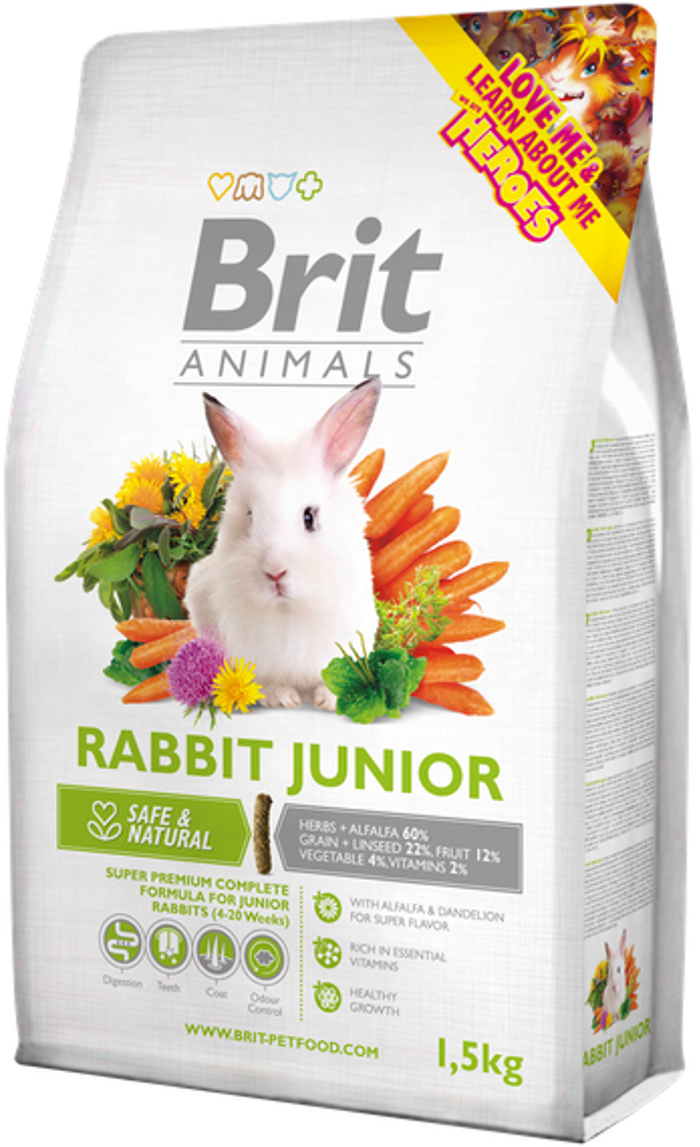 Brit Animals® Rabbit Junior 1.5kg