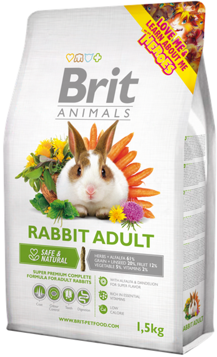 Brit Animals® Rabbit Adult 1.5kg