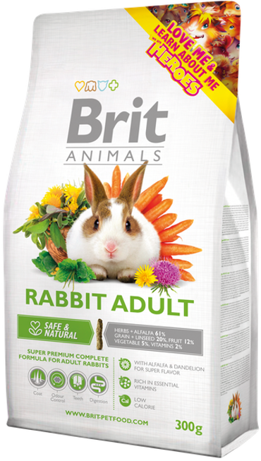 Brit Animals® Rabbit Adult 300gr