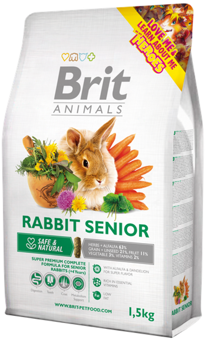 Brit Animals® Rabbit Senior 1.5kg