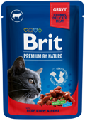Brit Premium® Cat Pouches Beef 100gr