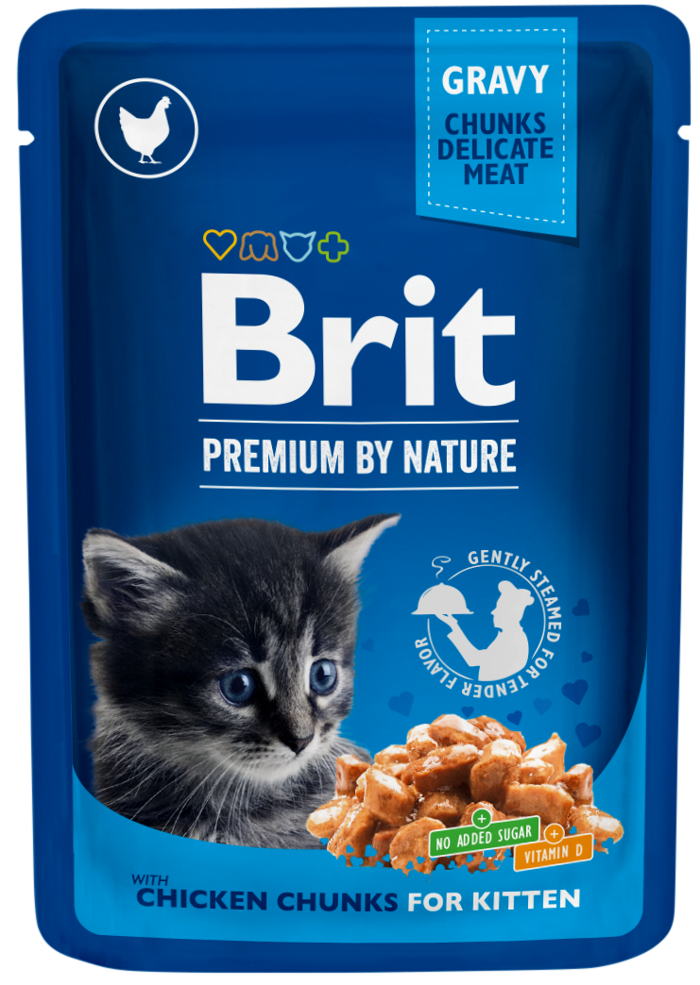 Brit Premium® Kitten Pouches Chicken 100gr