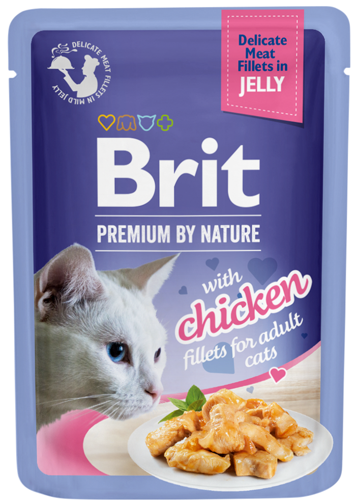 Brit Premium® Cat Jelly Pouches Chicken 85gr